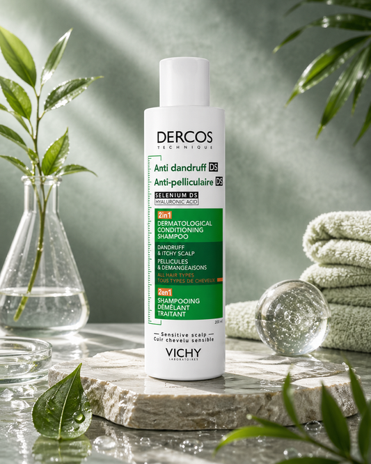 Dercos DT Shampooing Anti-Pelliculaire 2EN1