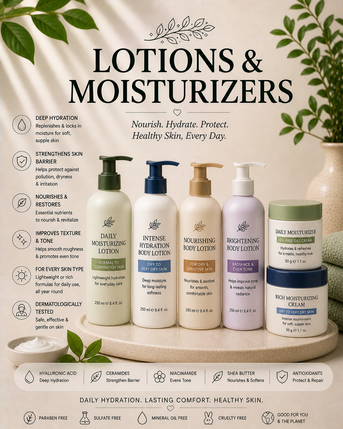Lotions & Moisturizers