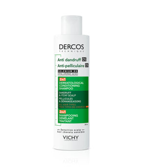 Dercos DT Shampooing Anti-Pelliculaire 2EN1