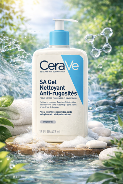 CeraVe SA Gel Nettoyant Anti-Rugosités 473ml