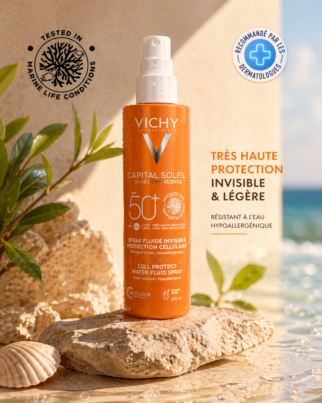 Vichy CS Spray SPF50+ 200ml