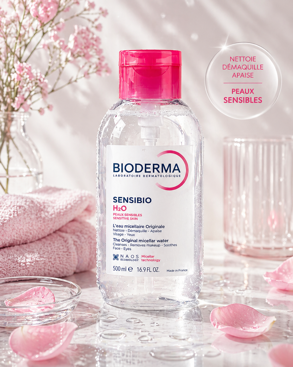 Bioderma Sensibio H2O Pompe Inversee