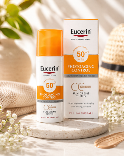 SUN CREME VISAGE TEINTEE 50+